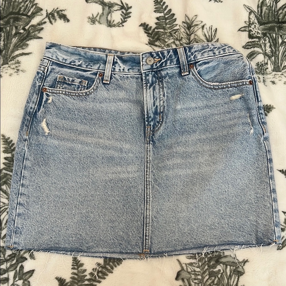 Old Navy Blue Denim Skirt